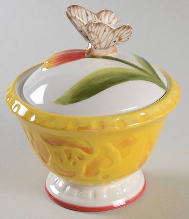 Flower Market Sugar Bowl & Lid