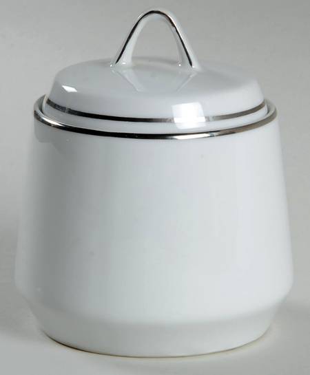 Silver Stream Sugar Bowl & Lid