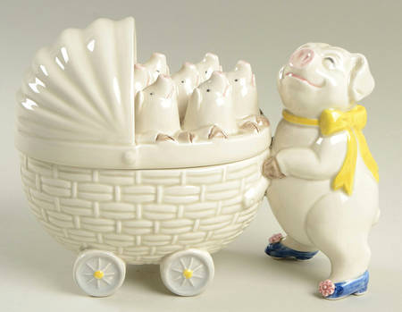 Pigs Candy Box & Lid