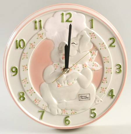 Pigs Hanging Wall Clock