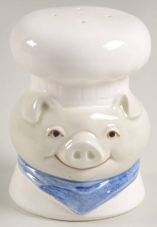 Pigs Figural Salt Shaker