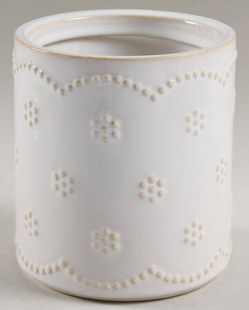 Fontinella White Medium Canister No Lid