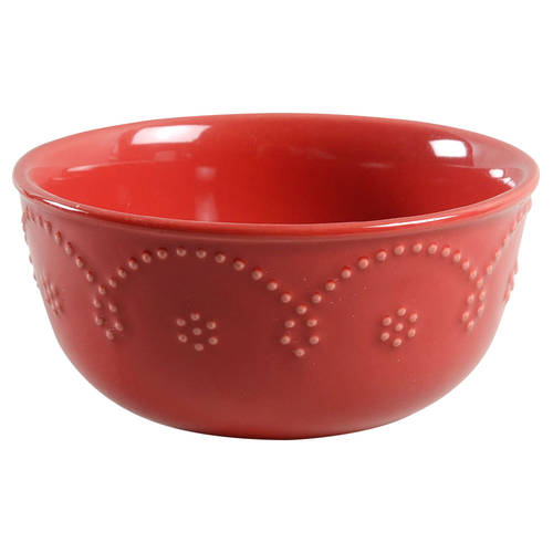 Fontinella Red Soup/Cereal Bowl