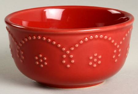 Fontinella Red Oatmeal Bowl