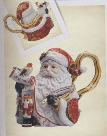 Regal Holiday Figural Teapot & Lid