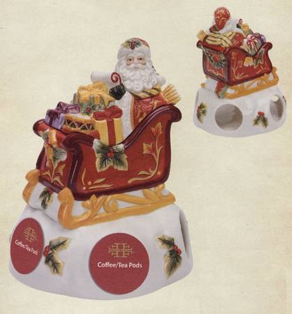 Regal Holiday Figural Sugar Bowl/Pod Pal & Lid