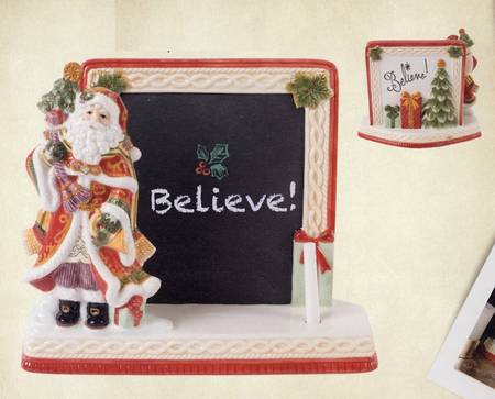 Regal Holiday Chalk Board Figurine