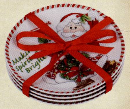 Candy Cane Santa Snack/Canape Plate