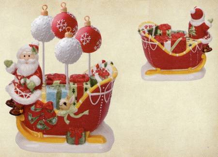Candy Cane Santa Figural Cakepop Holder