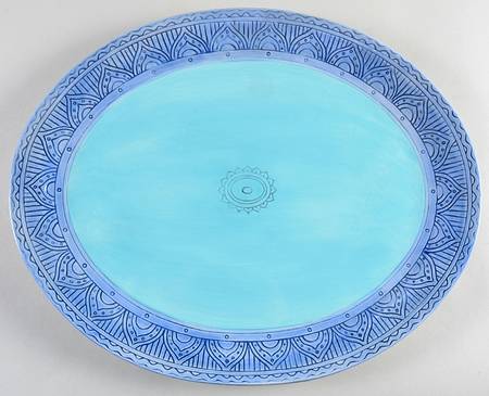 Paisley Park 17" Oval Serving Platter