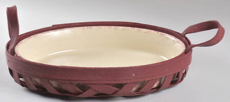 FPT10 12" Oval Baker with Basket by Friendship