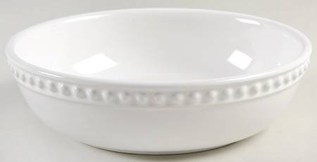 Delmar White Individual Dinner Bowl