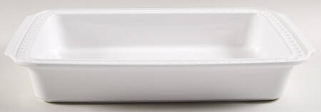 Delmar White 15" Rectangular Baker by Fapor (Portugal)