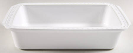 Delmar White 11" Rectangular Baker by Fapor (Portugal)