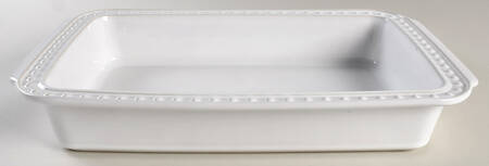 Delmar White 14" Rectangular Baker