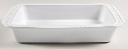 Delmar White 12" Rectangular Baker by Fapor (Portugal)
