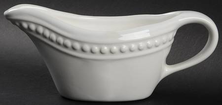 Delmar White Gravy Boat