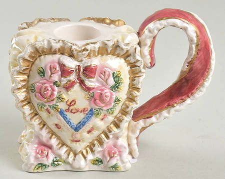 Sweetheart Handled Candleholder