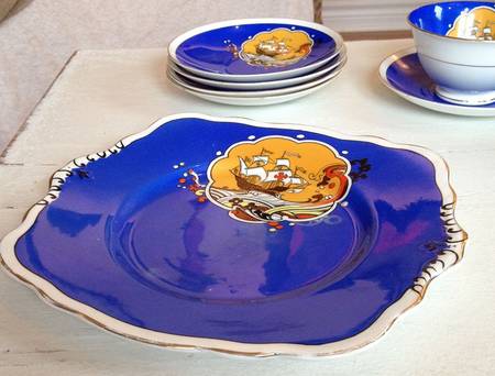 465 Square Cake Plate