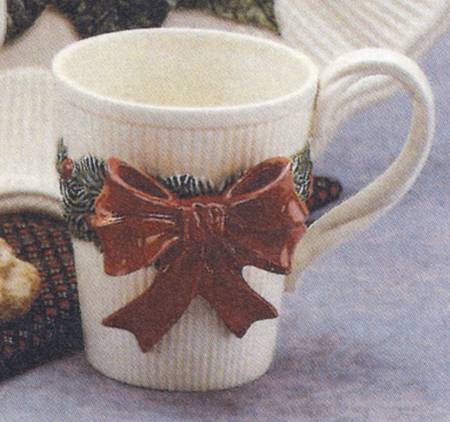 Old World Christmas Poinsettia Mug