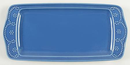 Fontinella Denim Blue 13" Rectangular Serving Platter