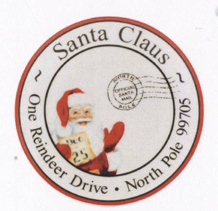Letters To Santa Snack/Canape Plate