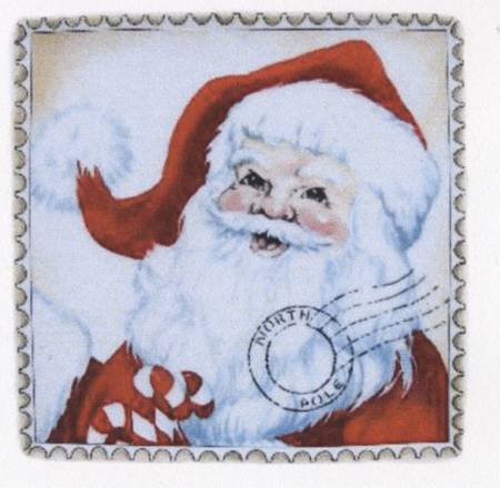 Letters To Santa Square Salad Plate