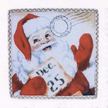 Letters To Santa Square Salad Plate