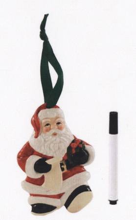 Letters To Santa Santa Ornament