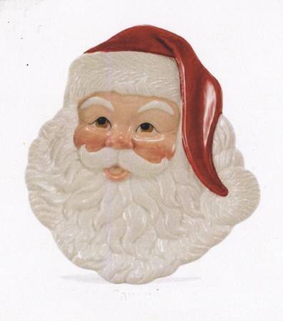 Letters To Santa Figural Canape Plate