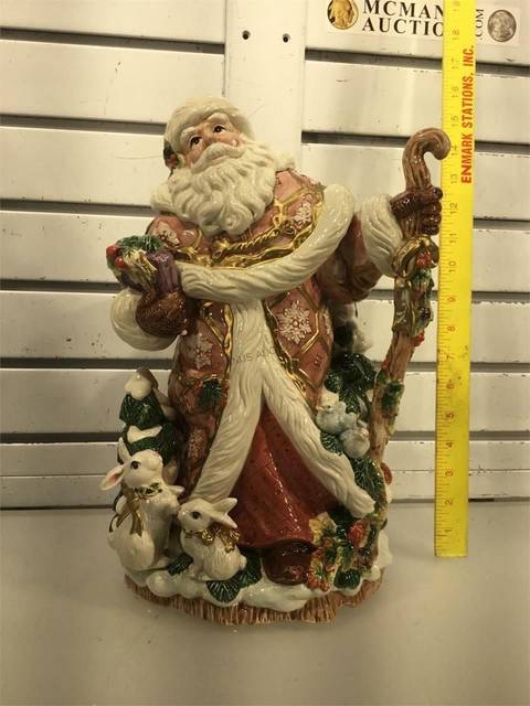 Florentine Holiday Figural Cookie Jar & Lid