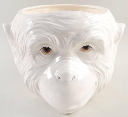 Monkey Business Large Monkey Head Planter
