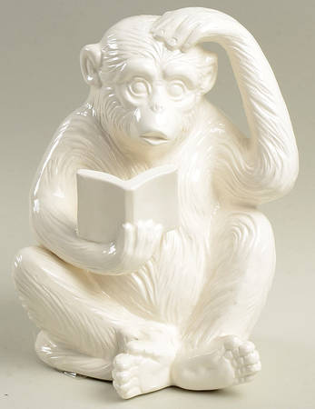 Monkey Business Single China Bookend