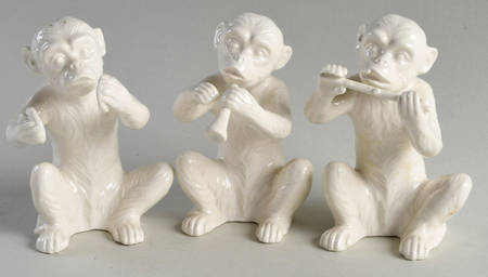 Monkey Business (Set of 3 Motif) Figurines