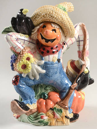 Scarecrow Figural Pitcher
