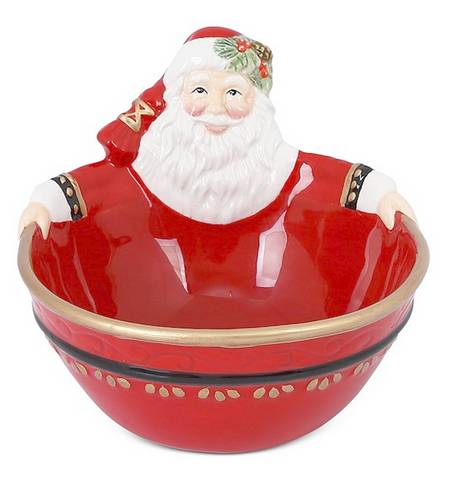 Winter Claus Nut Bowl