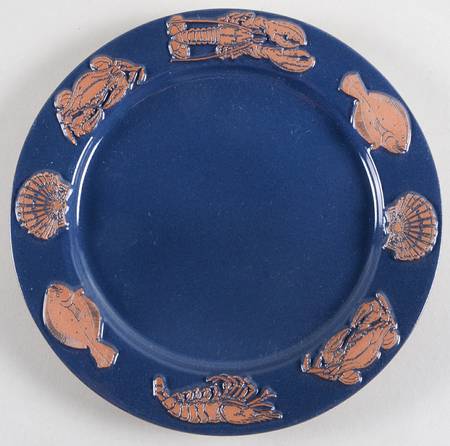 Seafare-Blue Salad Plate