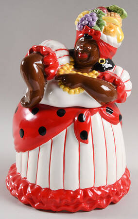 Rio Rita Figural Cookie Jar & Lid