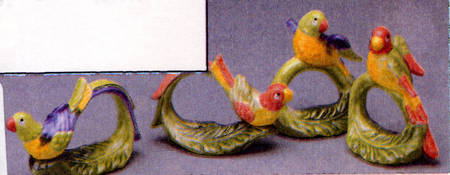 Rio Rita Napkin Ring - Set of 4