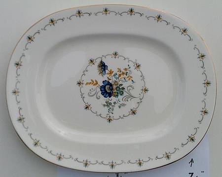 F2M1 14" Oval Serving Platter