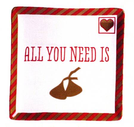 Sweet Notes Square Tidbit Plate