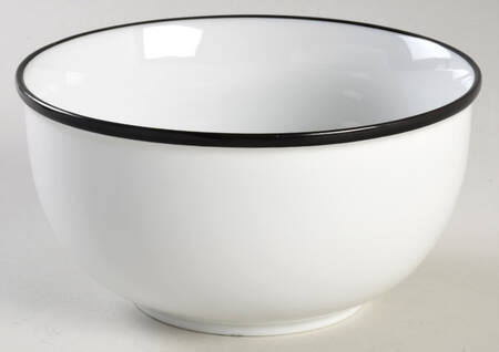 Everyday White (Black Rim) by Fitz &amp; Floyd