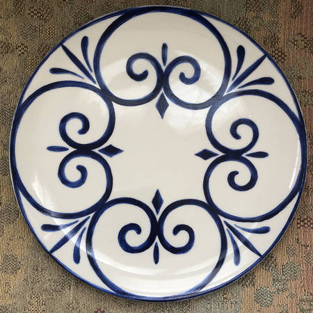 Everyday White (Bistro Blue Palazzo) by Fitz &amp; Floyd