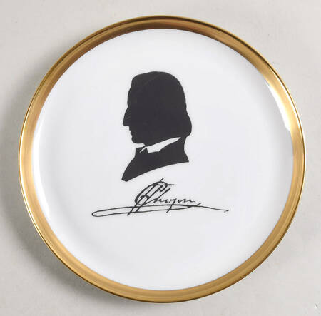 Classical Composers Dessert/Pie Plate