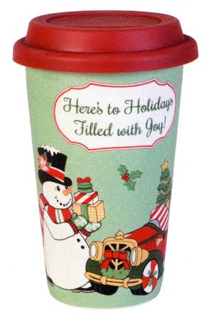 Top Hat Frosty Travel Tumbler & Silicone/Plastic Lid