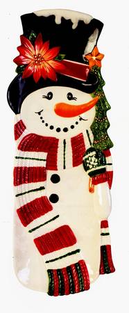 Top Hat Frosty Figural Serving Tray