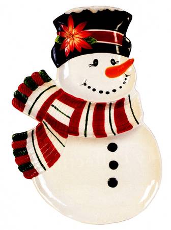 Top Hat Frosty 3 Part Figural Server