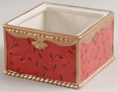 Yuletide Holiday Square Box, No Lid