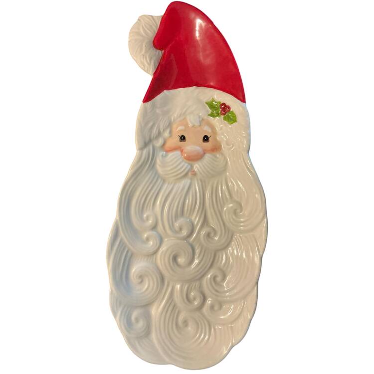 Holiday Hoot Figural Serving Tray