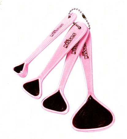 Quilted Kisses (4 Pc) Ceramic Measuring Spoon Set
